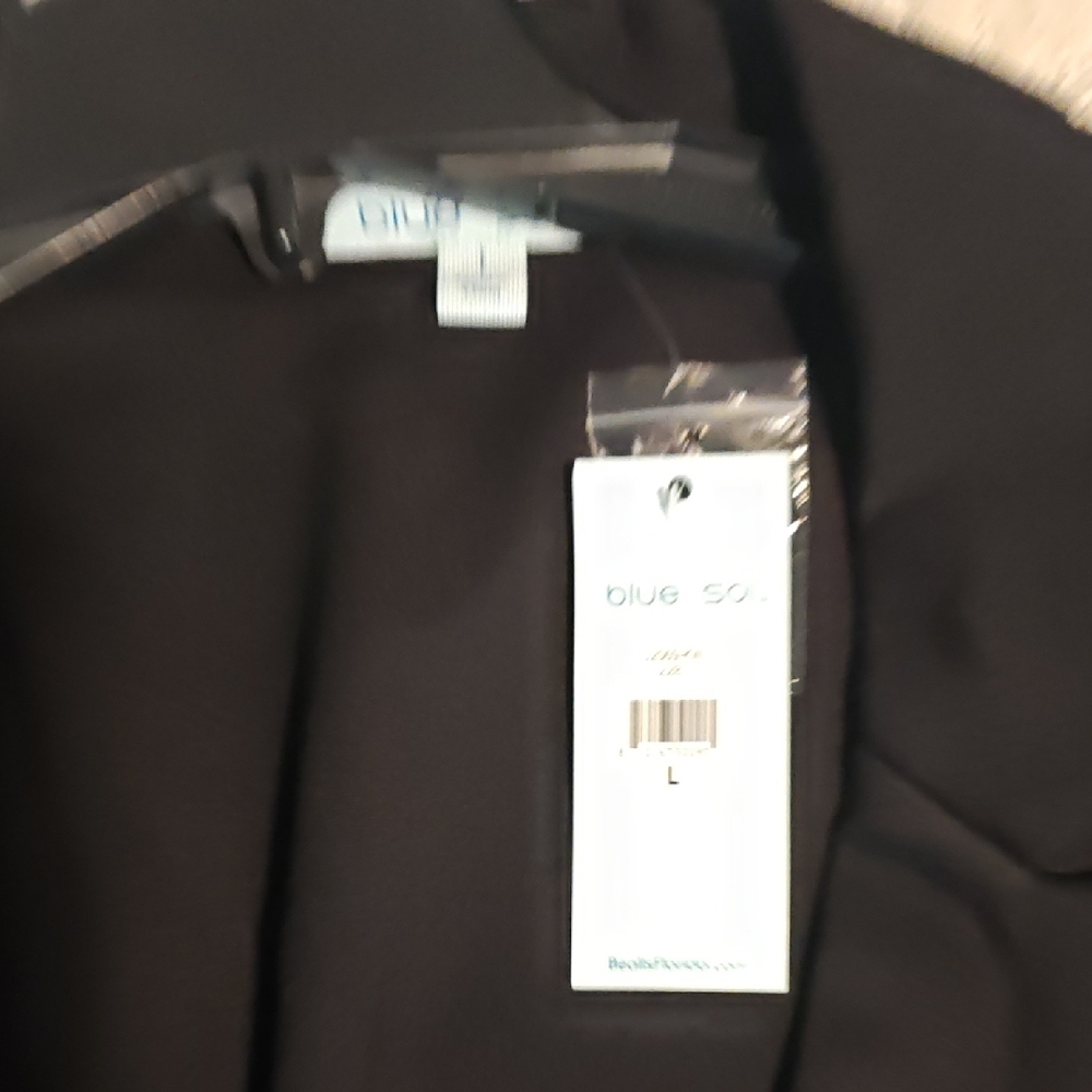 Women's Black Double-Button Blazer Jacket - Picture 3 of 7